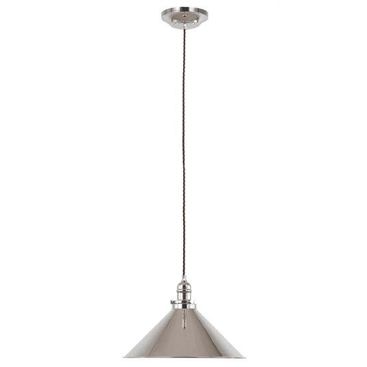 Elstead Lighting PV-SP-PN Provence 1 Light Pendant - Polished Nickel