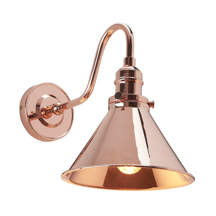 Elstead Lighting  PV1-CPR Provence 1 Light Wall Light - Polished Copper