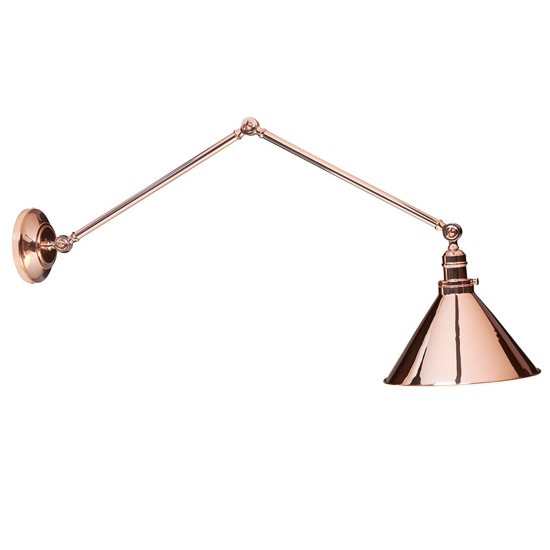 Load image into Gallery viewer, Elstead Lighting PV-GWP CPR Provence 1 Light Polished Copper Wall Light
