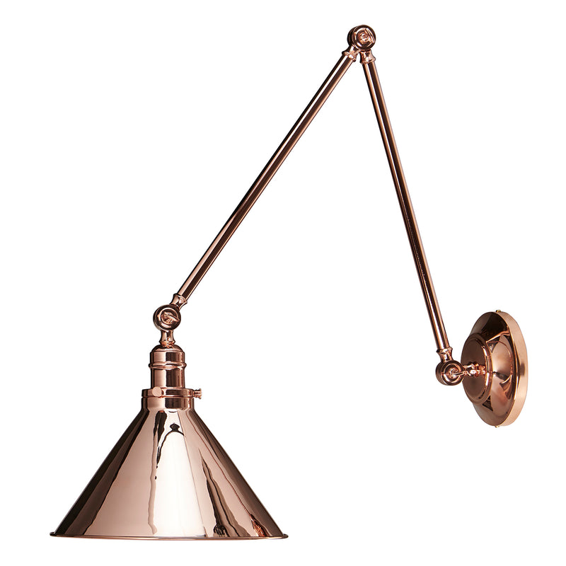 Load image into Gallery viewer, Elstead Lighting PV-GWP CPR Provence 1 Light Polished Copper Wall Light
