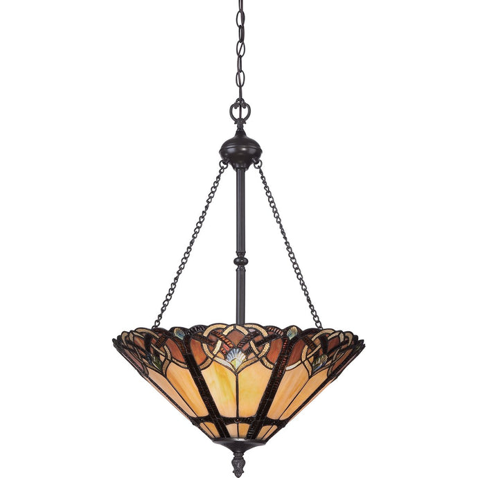 Quoizel QZ-CAMBRIDGE-P Cambridge 3 Light Pendant