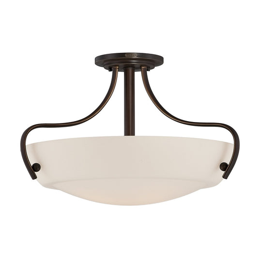 Quoizel QZ-CHANTILLY-SF3 Chantilly 3 Light Semi-Flush Light