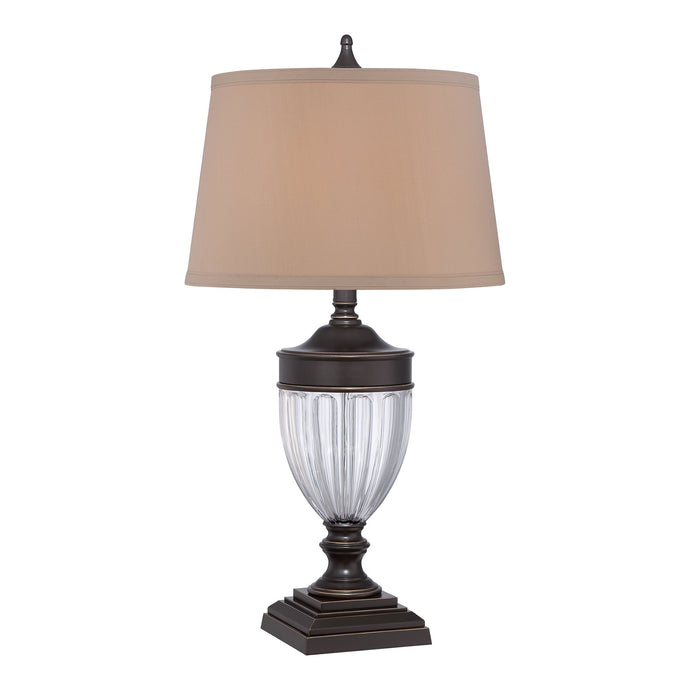 Quoizel QZ-DENNISON-PB Dennison 1 Light Table Lamp - Paladian Bronze