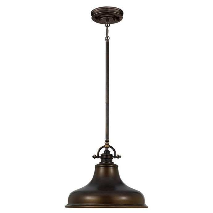 Quoizel QZ-EMERY-P-M-PN Emery 1 Light Medium Pendant - Palladian Bronze