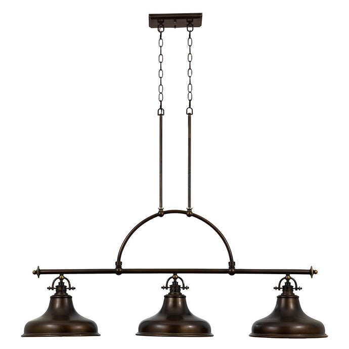 Quoizel QZ-EMERY3P-PN Emery 3 Light Island Light - Palladian Bronze