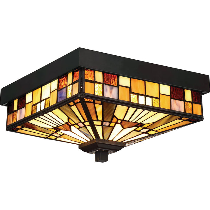 Quoizel QZ-INGLENOOK-F Inglenook 2 Light Outdoor Flush Mount