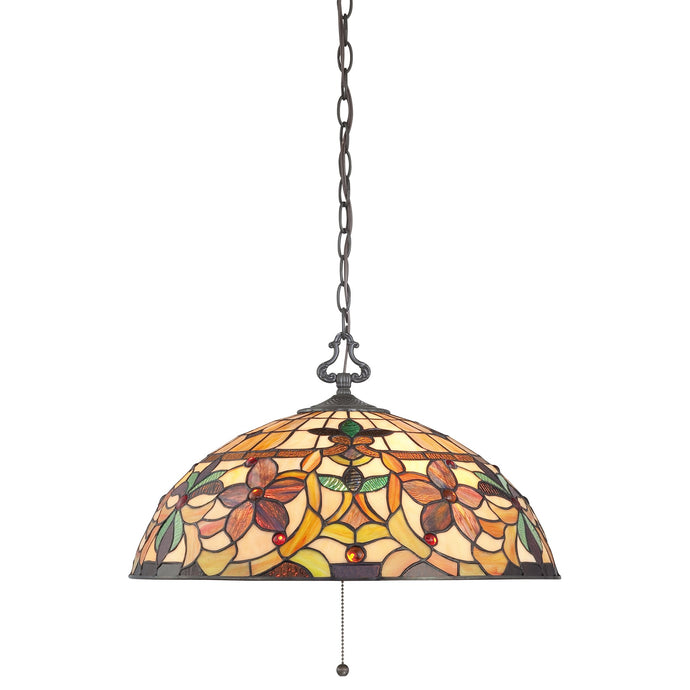 Quoizel QZ-KAMI-P Kami 3 Light Pendant With 3 Lights