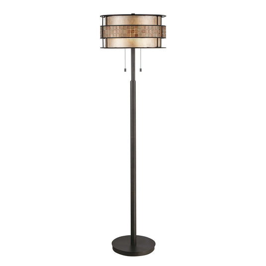 Quoizel QZ-LAGUNA-FL-A Laguna 2 Light Floor Lamp