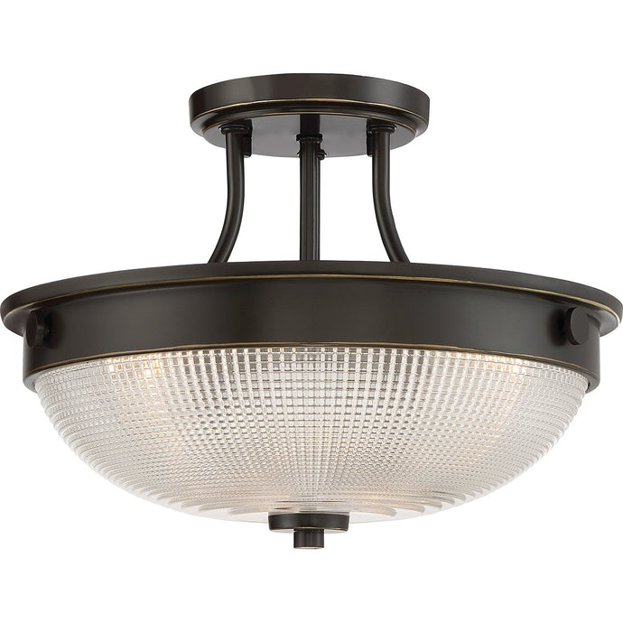 Quoizel QZ-MANTLE-SF-PN Mantle 2 Light Semi-Flush - Palladian Bronze