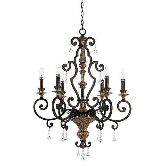 Quoizel QZ-MARQUETTE6-A Marquette 6 Light Chandelier