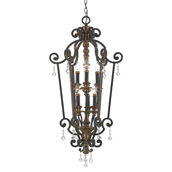 Quoizel QZ-MARQUETTE6-B Marquette 6 Light Chandelier