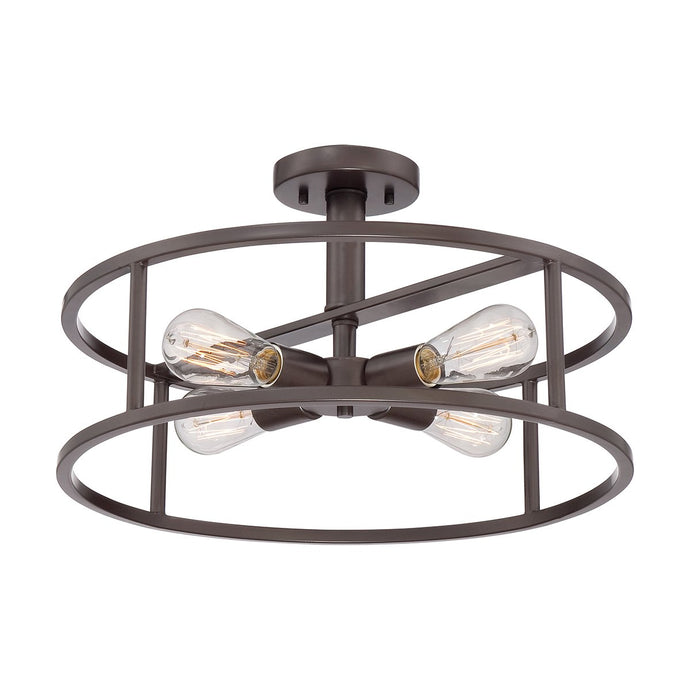 Quoizel QZ-NEW-HARBOR-SF New Harbor 4 Light Semi-Flush