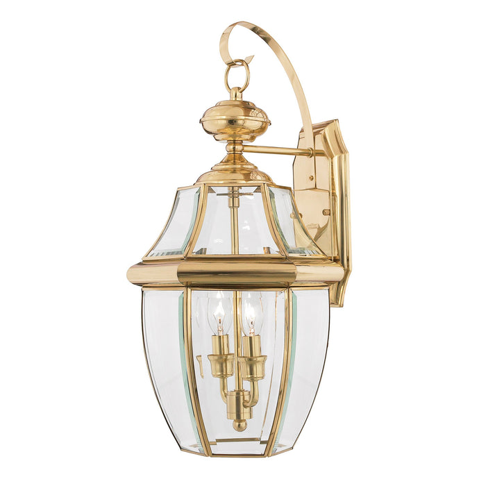 Quoizel QZ-NEWBURY2-L-PB Newbury 2 Light Large Wall Lantern