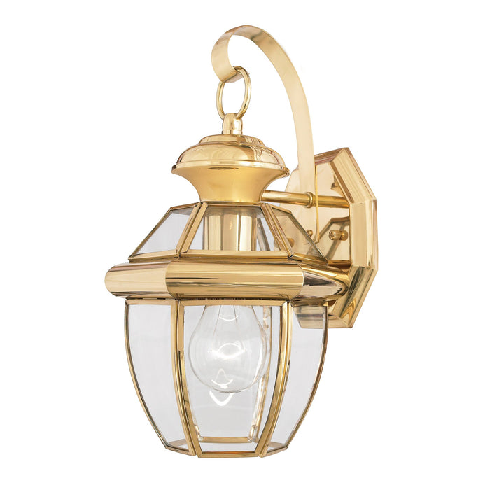 Quoizel QZ-NEWBURY2-S-PB Newbury 1 Light Small Wall Lantern