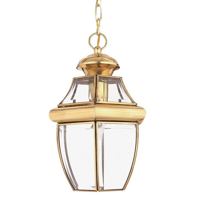 Quoizel QZ-NEWBURY8-M-PB Newbury 1 Light Medium Chain Lantern