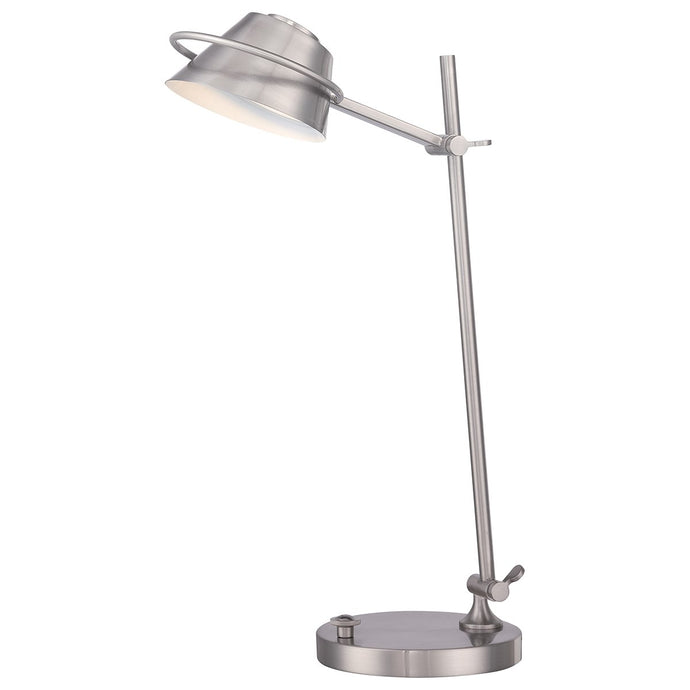 Quoizel QZ-SPENCER-TL-BN Spencer LED Table Lamp in Brushed Nickel