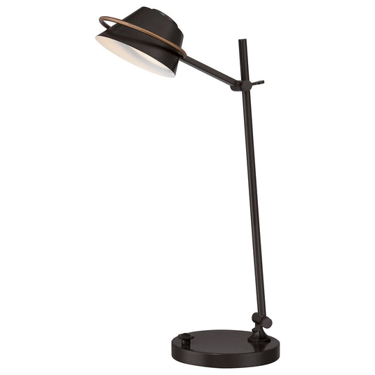 Quoizel QZ-SPENCER-TL-WT Spencer LED Table Lamp in Western Bronze