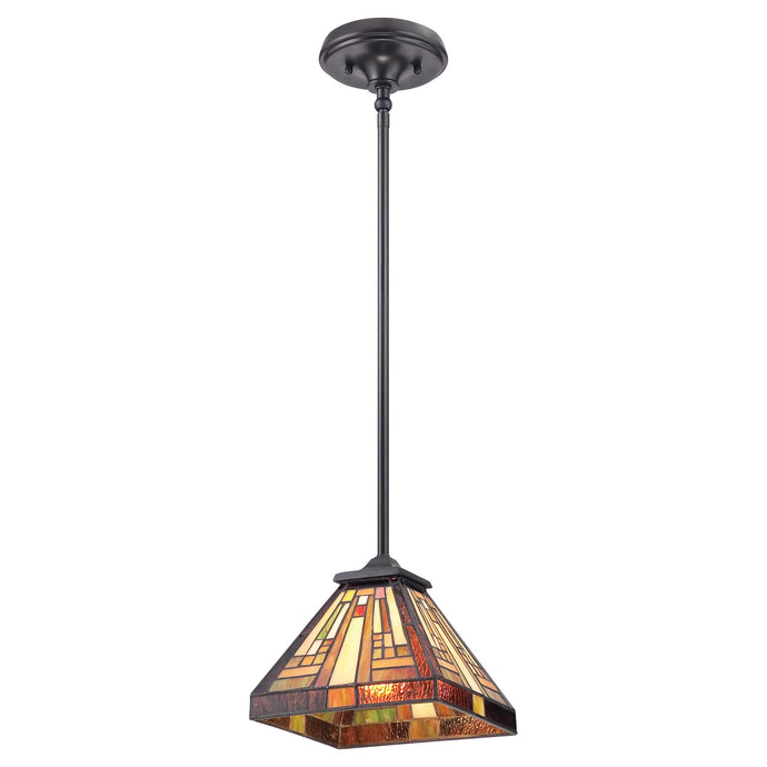 Quoizel QZ-STEPHEN-MP Stephen 1 Light Rod Hung Mini Pendant