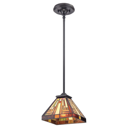 Quoizel QZ-STEPHEN-MP Stephen 1 Light Rod Hung Mini Pendant