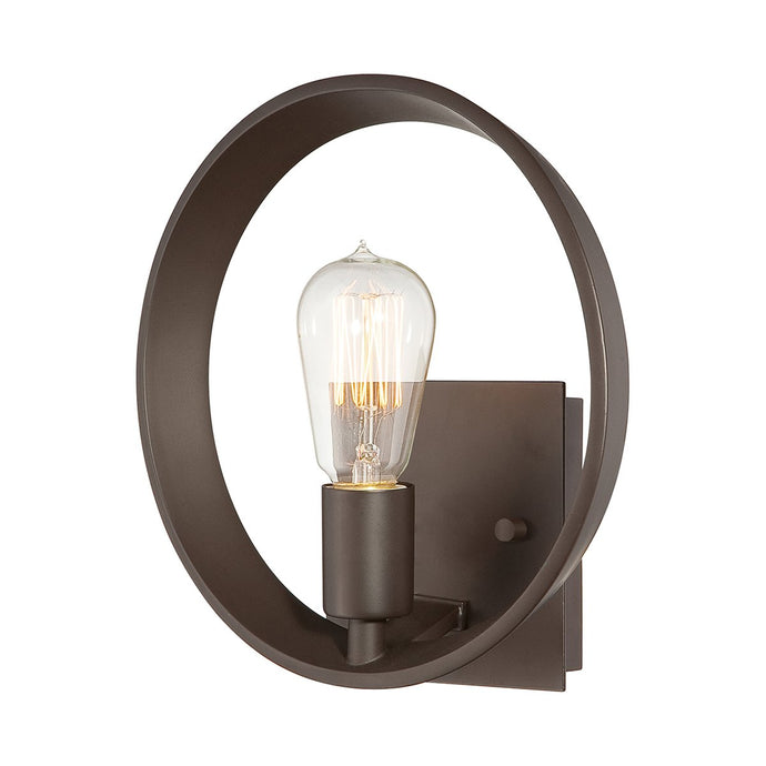 Quoizel QZ-THEATER-ROW1WT Theater Row 1 Light Wall Light - Western Bronze