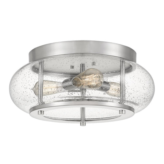 Quoizel QZ-TRILOGY-FM-BN Trilogy 3 Light Flush Mount - Brushed Nickel