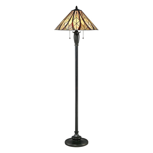 Quoizel QZ-VICTORY-FL Victory Tiffany Floor Lamp