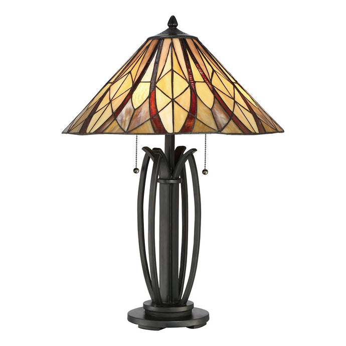 Quoizel QZ-VICTORY-TL Victory Tiffany Table Lamp