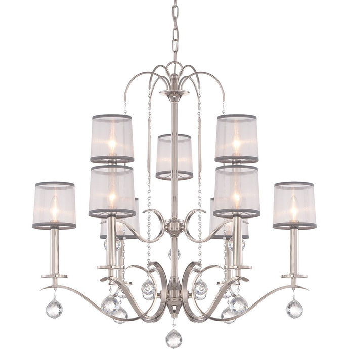 Quoizel QZ-WHITNEY9 Whitney 9 Light Two Tier Chandelier