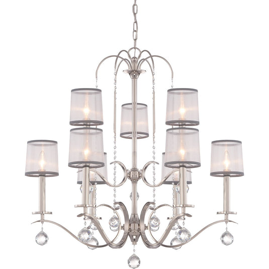 Quoizel QZ-WHITNEY9 Whitney 9 Light Two Tier Chandelier