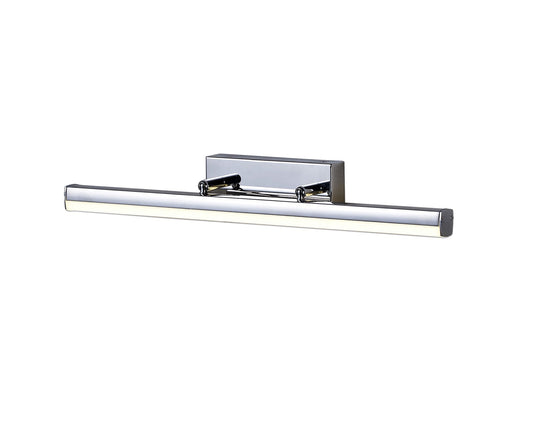 C-Lighting Rana Wall Lamp Small Adjustable, 1 x 6W LED, 4000K, 612lm, IP44, Polished Chrome, 3yrs Warranty - 28632