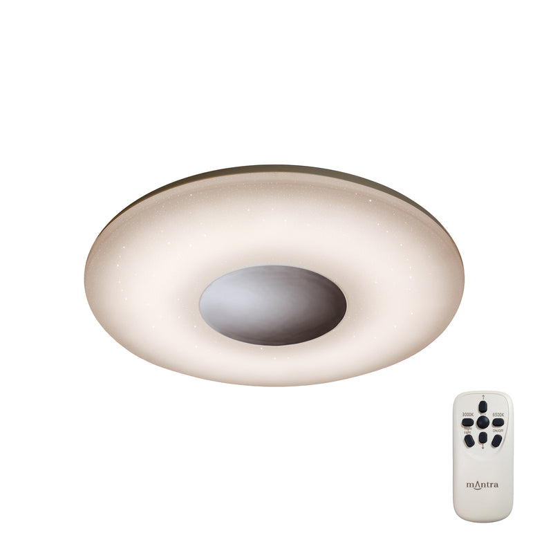Load image into Gallery viewer, Mantra M3692 Reef 60W Tuneable White 3000K-6500K, 4200lm, Dimmable Flush Fitting With Remote Control
