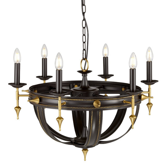 Elstead Lighting REGAL6 Regal 6 Light Chandelier