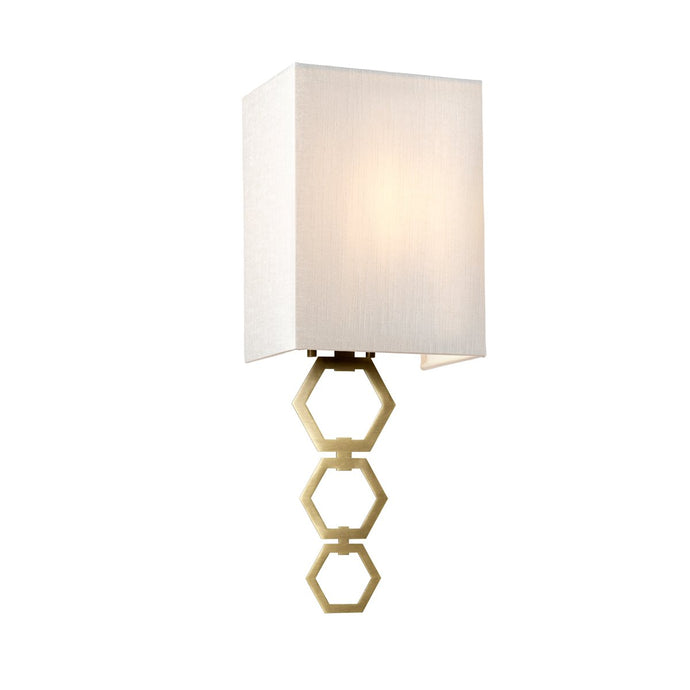 Elstead Lighting RIA-SMALL-AB Ria Small 1 Light Wall Light - Aged Brass