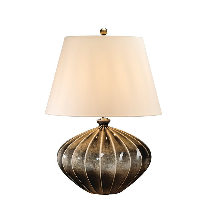 Elstead Lighting RIB-PUMPKIN-TL Rib Pumpkin 1 Light Table Lamp