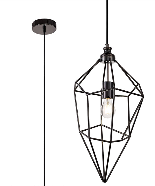 C-Lighting Ridley Large Pendant, 1 x E27, Black Nickel - 28750