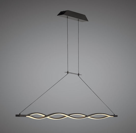 Mantra M5400 Sahara Brown Oxide Pendant 36W LED 2800K, 2520lm, Brown Oxide/White Acrylic, 3yrs Warranty