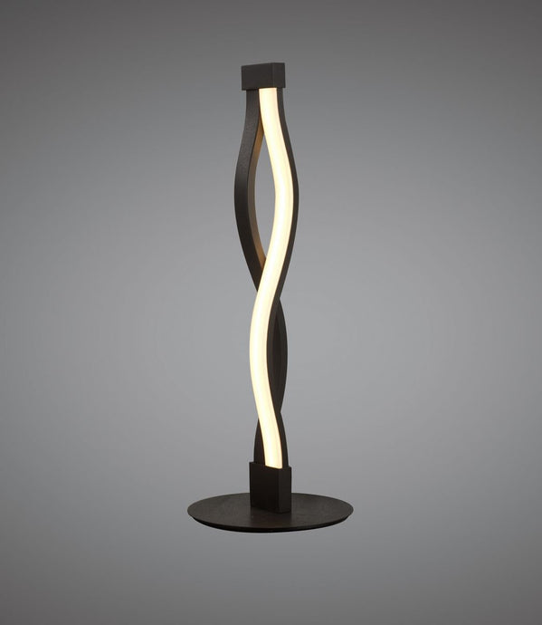 Mantra M5402 Sahara Brown Oxide Table Lamp 6W 2800K, 420lm, Brown Oxide/White Acrylic, 3yrs Warranty