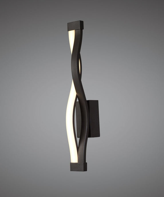 Mantra M5403 Sahara Brown Oxide Wall Light 6W LED 2800K, 420lm, Brown Oxide/White Acrylic, 3yrs Warranty