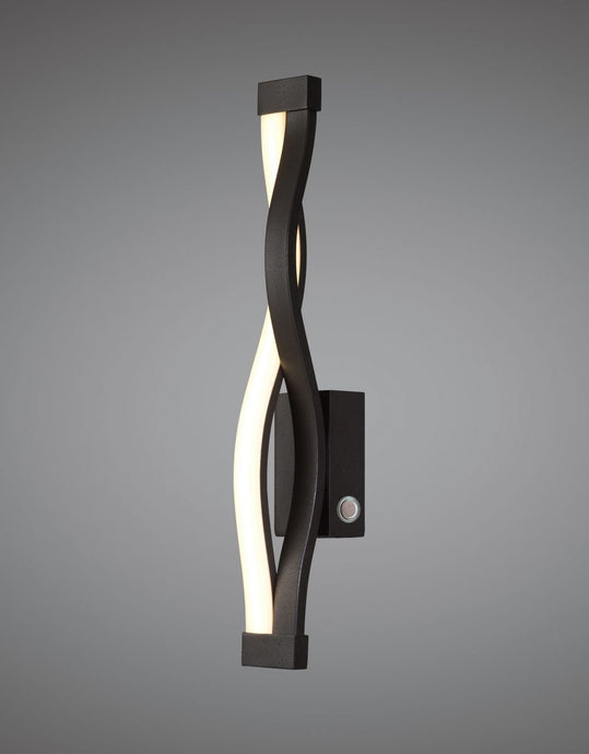 Mantra M5816 Sahara Brown Oxide Touch Dimmer Wall Lamp 6W LED 2800K, 420lm, Brown Oxide/Frosted Acrylic, 3yrs Warranty