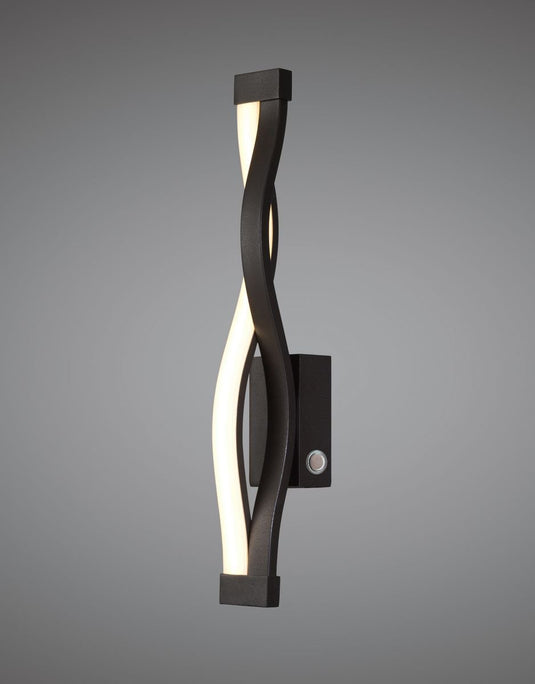 Mantra M5816 Sahara Brown Oxide Touch Dimmer Wall Lamp 6W LED 2800K, 420lm, Brown Oxide/Frosted Acrylic, 3yrs Warranty