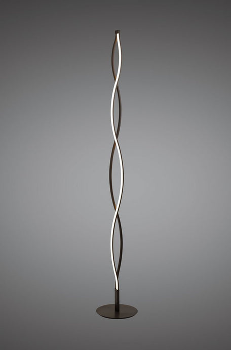 Mantra M5802 Sahara XL Floor Lamp 28W LED 2800K, 2200lm, Dimmable Frosted Acrylic/Brown Oxide, 3yrs Warranty