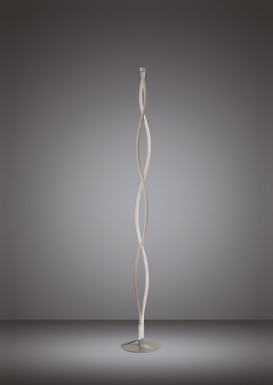 Mantra M4866 Sahara XL Floor Lamp 28W LED 3000K, 2200lm, Dimmable Silver/Frosted Acrylic/Polished Chrome, 3yrs Warranty