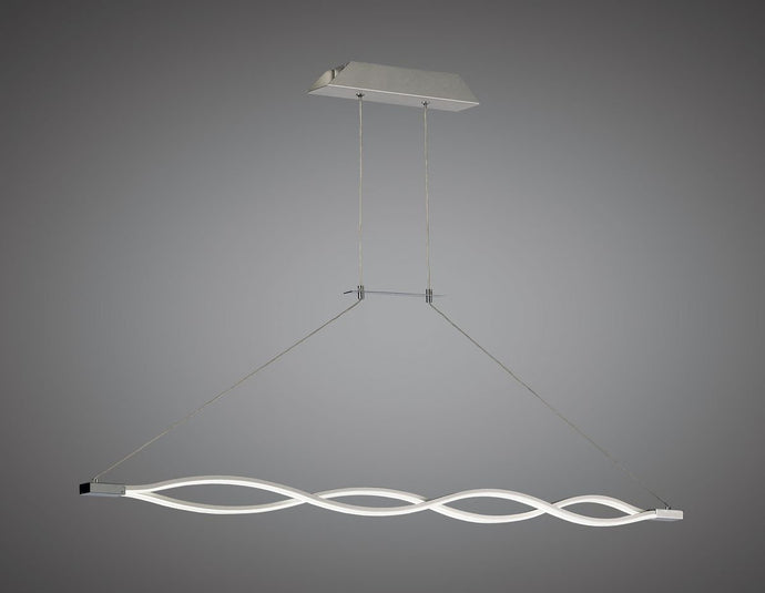 Mantra M5815 Sahara XL Pendant 42W LED 3000K, 3400lm, Dimmable Silver/Frosted Acrylic/Polished Chrome, 3yrs Warranty