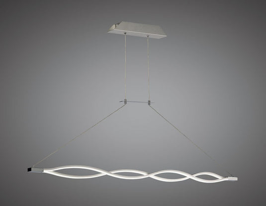 Mantra M5815 Sahara XL Pendant 42W LED 3000K, 3400lm, Dimmable Silver/Frosted Acrylic/Polished Chrome, 3yrs Warranty