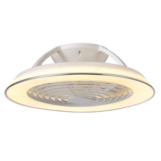 Mantra M7842 Samoa 70W LED Dimmable Ceiling Light With Built-In 35W DC Reversible Fan White (Remote Control) - 43135