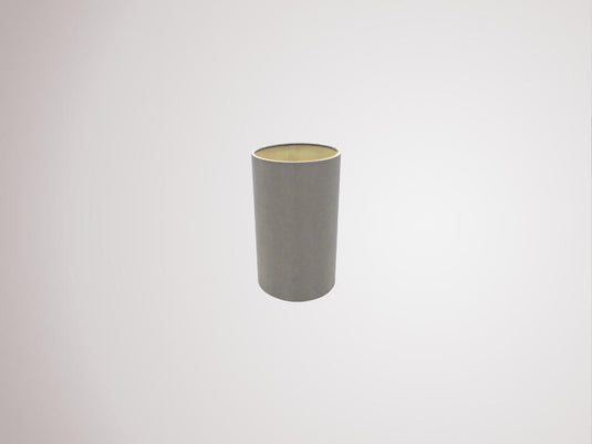 Deco D0315 Serena Round Cylinder, 120 x 200mm Dual Faux Silk Fabric Shade, Taupe/Halo Gold