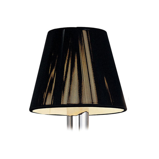 Mantra MS001 Clip On Silk String Shade Black 80/130mm x 110mm