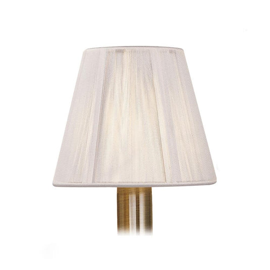 Mantra MS010 Clip On Silk String Shade Ivory White 80/130mm x 110mm
