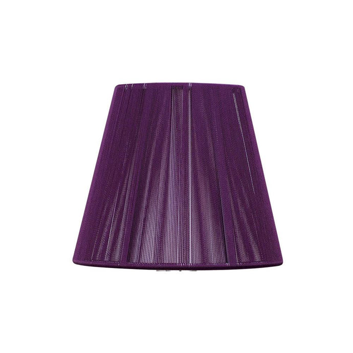 Mantra MS011 Clip On Silk String Shade Aubergine 80/130mm x 110mm