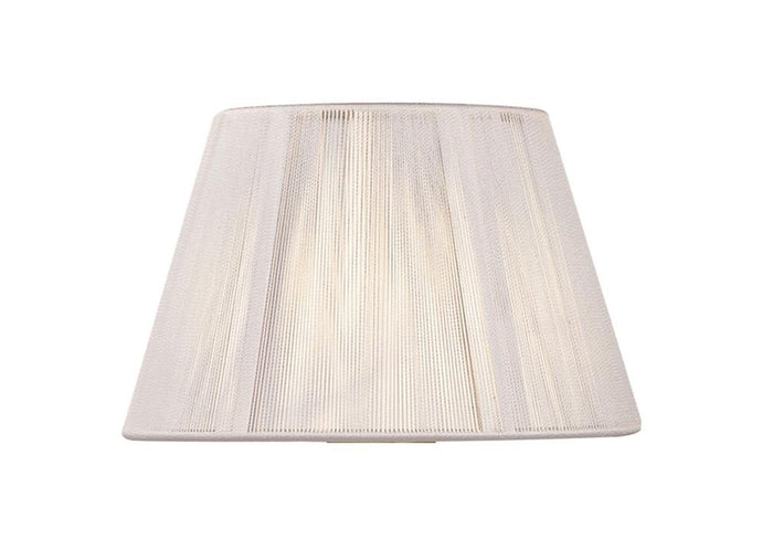 Mantra MS040 Silk String Shade Ivory White 190/300mm x 195mm